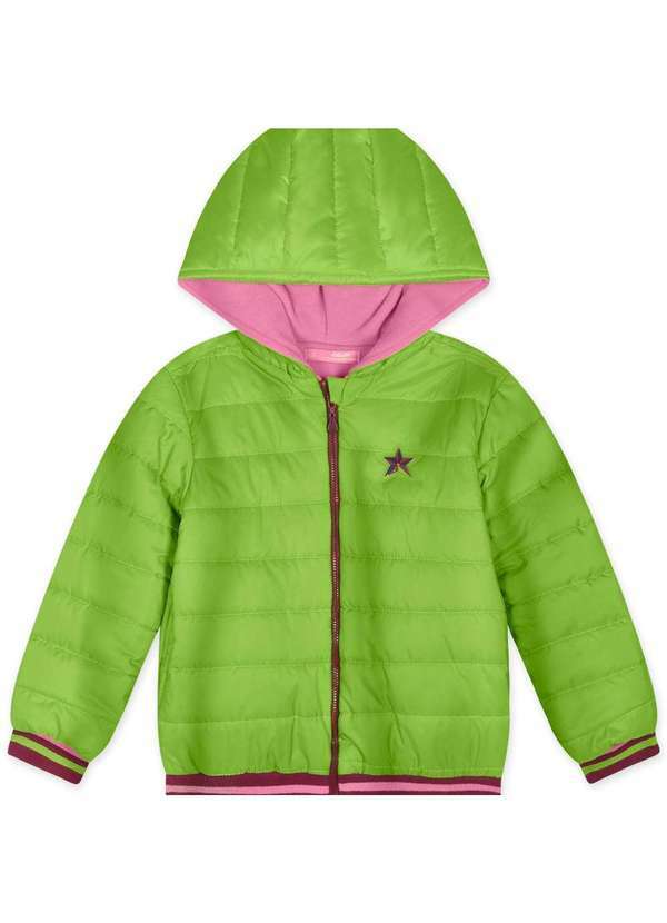 Lilica - Jaqueta Puffer Infantil Lilica Verde