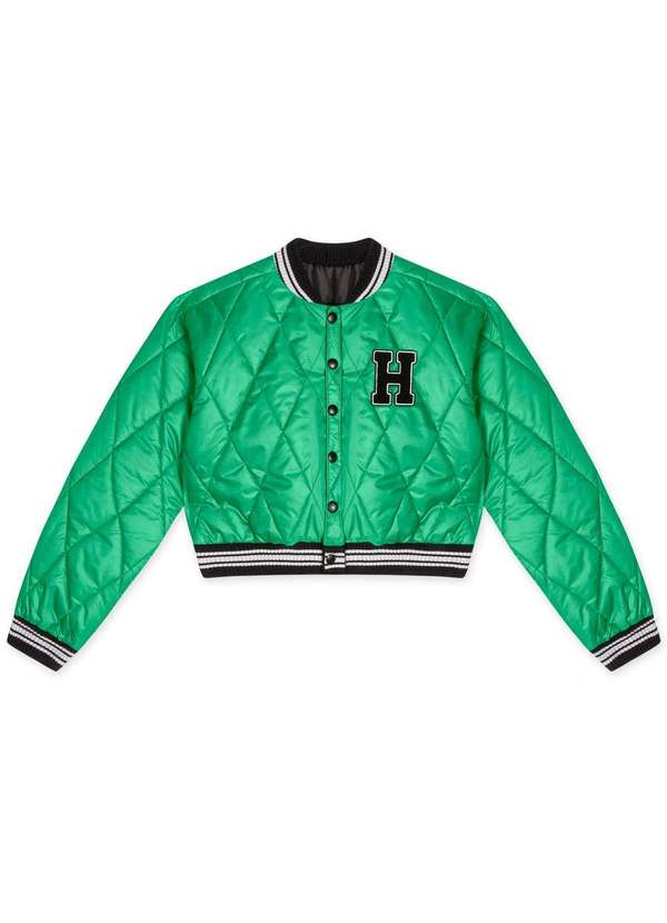 Hapier - Jaqueta Puffer Juvenil Feminina Hapier Verde