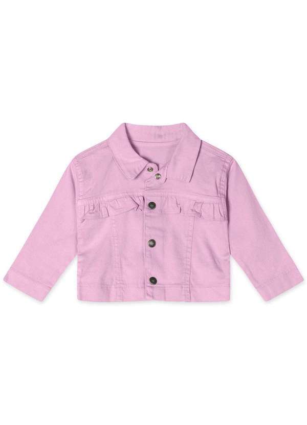 Marisol - Jaqueta Sarja Infantil Feminina Marisol Roxo