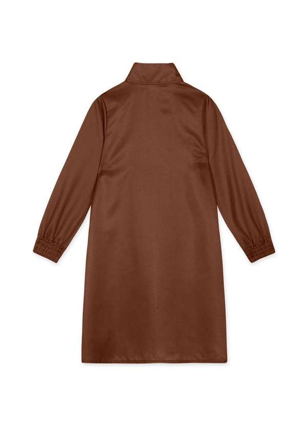 Lilica - Parka Alongada Infantil Lilica Marrom 2