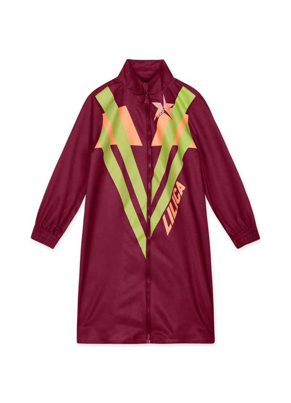 Lilica - Parka Alongada Infantil Lilica Vermelho