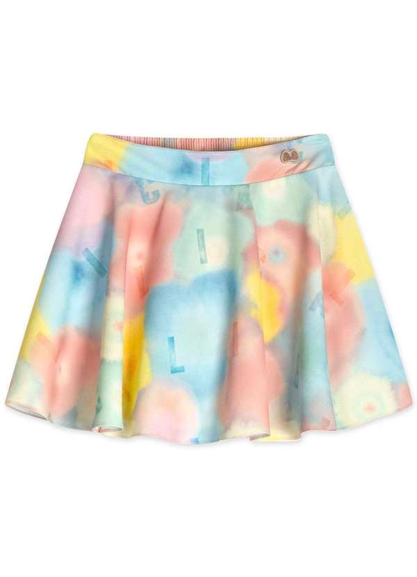 Lilica Ripilica - Conjunto Aquarela Curto Infantil Feminino Lilica Rosa 3