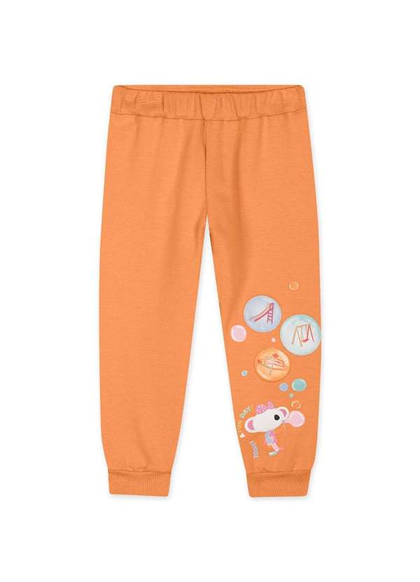 Lilica - Conjunto Blusa e Calca Bebe Lilica Laranja