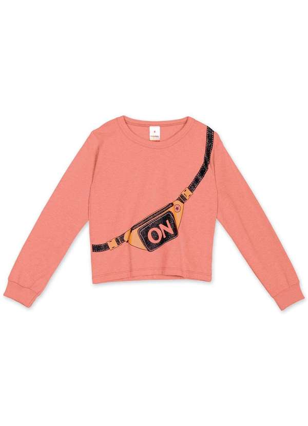 Marisol - Conjunto Blusa e Calca Moletom Infantil Menina Marisol Laranja 3