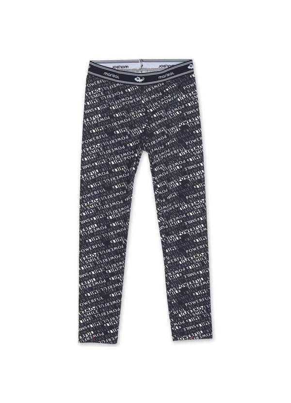 Marisol - Conjunto Blusa e Legging Moletom Infantil Menina Marisol Preto