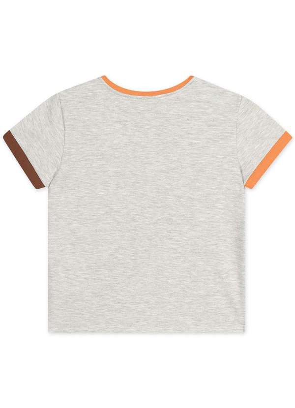 Lilica - Conjunto Blusa e Short Infantil Lilica Cinza