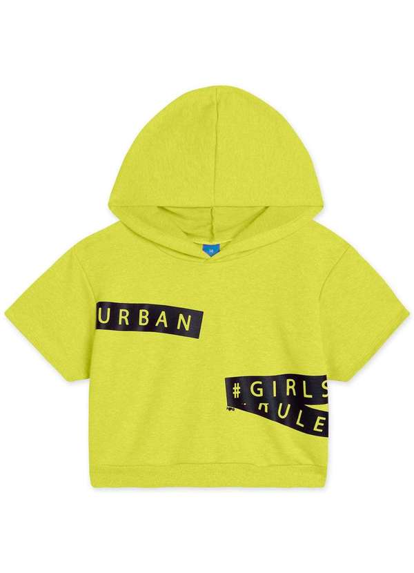 Hapier - Conjunto Blusa e Short-Saia Moletom Juvenil Menina Hapier Verde 2