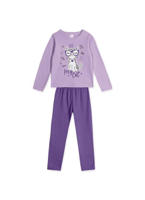 Marisol Play - Conjunto Blusao e Calca Infantil Marisol Play Roxo