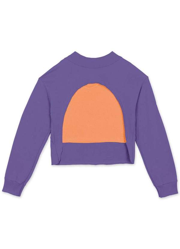 Hapier - Conjunto Blusao e Regata Moletom Juvenil Hapier Roxo