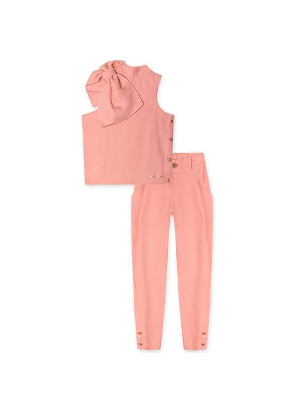 Lilica Ripilica - Conjunto Curto Alfaiataria Infantil Feminino Lilica Ripilica Rosa