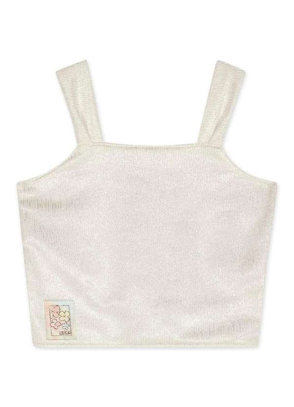 Lilica Ripilica - Conjunto Curto Brilho Bebe Feminino Lilica Branco 2
