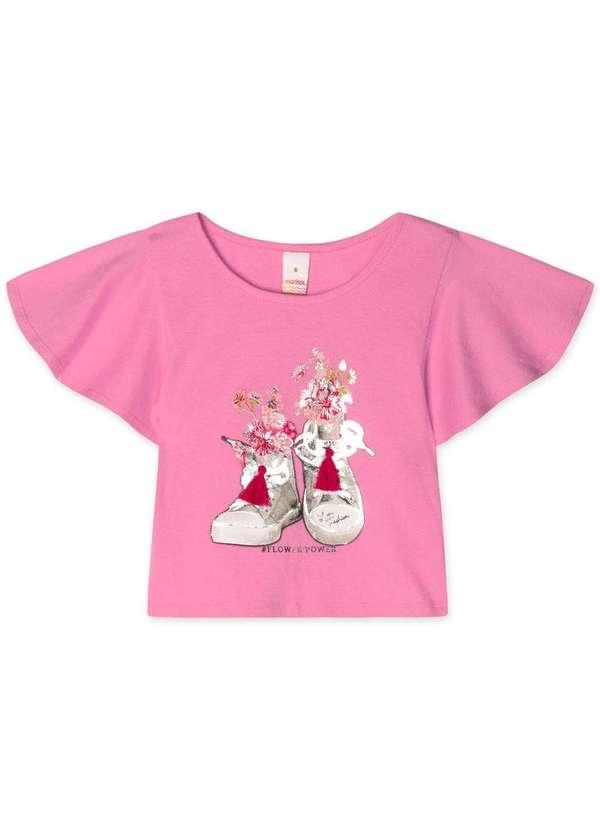 Marisol - Conjunto Curto Infantil Feminino Marisol Rosa 2