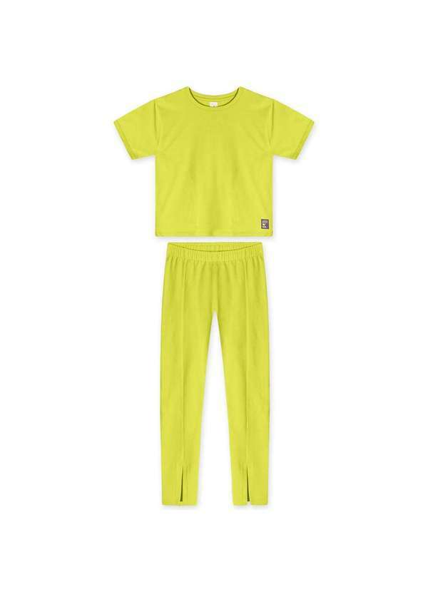 Marisol - Conjunto Curto Infantil Feminino Marisol Verde