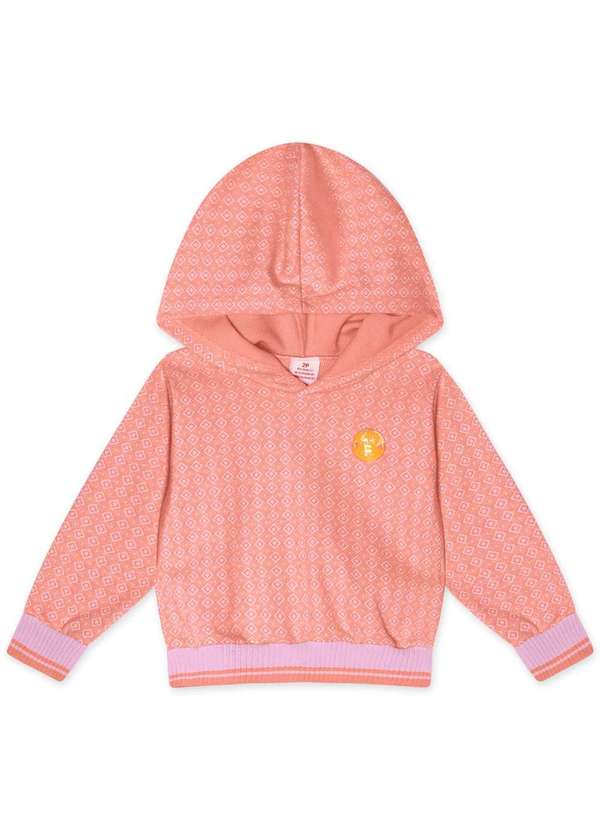 Marisol - Conjunto Longo com Capuz Infantil Feminino Marisol Laranja 2