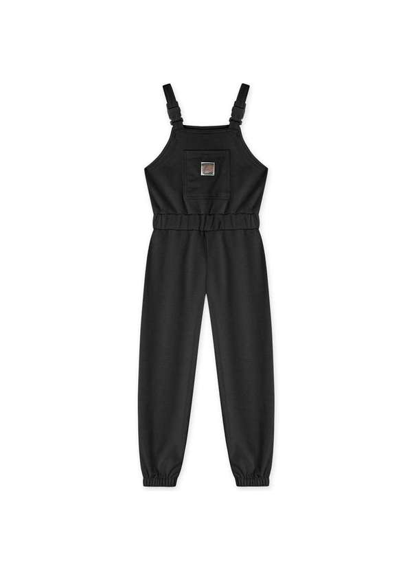 Marisol - Conjunto Longo com Jardineira Infantil Feminina Marisol Preto 3