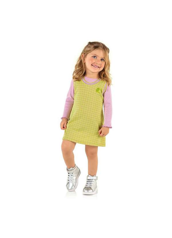 Marisol - Conjunto Longo com Salopete Infantil Feminino Marisol Roxo 4