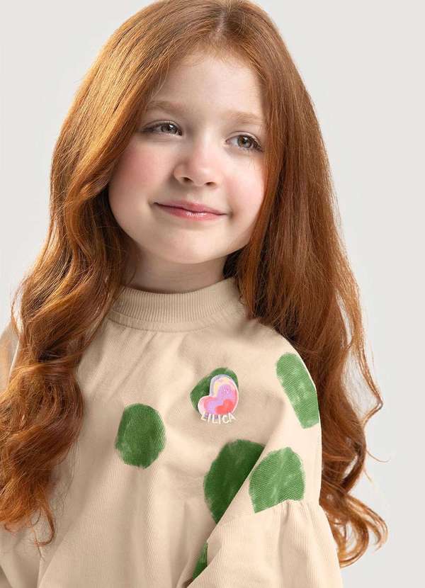 Lilica Ripilica - Conjunto Longo Infantil Feminino Lilica Ripilica Bege 7