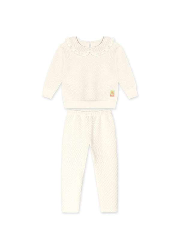 Marisol - Conjunto Longo Infantil Feminino Marisol Bege