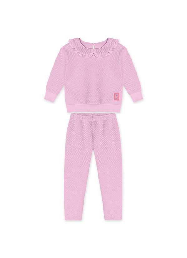Marisol - Conjunto Longo Infantil Feminino Marisol Roxo