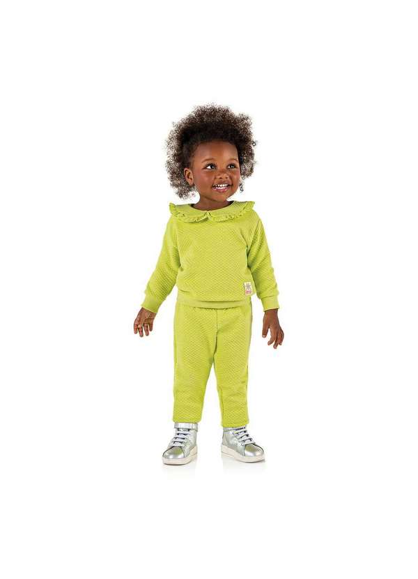Marisol - Conjunto Longo Infantil Feminino Marisol Verde 4