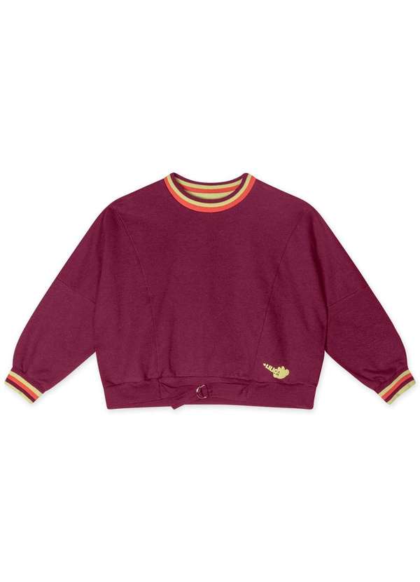 Lilica Ripilica - Conjunto Longo Moletom Infantil Feminino Lilica Ripilica Vermelho 2