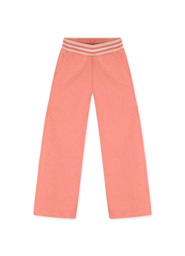 Marisol - Conjunto Longo Moletom Infantil Feminino Marisol Laranja 3