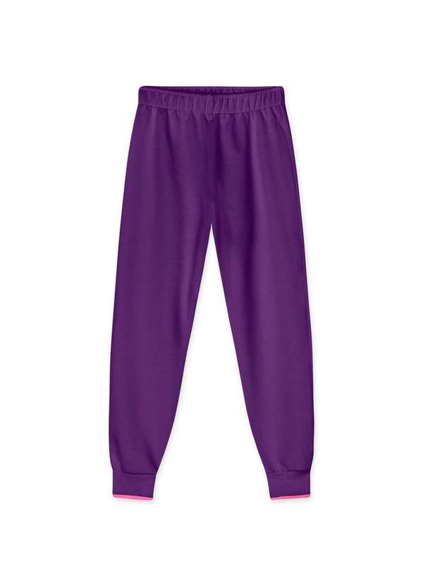 Marisol - Conjunto Longo Moletom Infantil Feminino Marisol Roxo 3