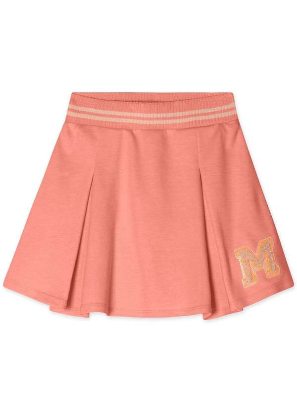 Marisol - Conjunto Longo Xadrez Pelucia Infantil Feminino Marisol Laranja 3