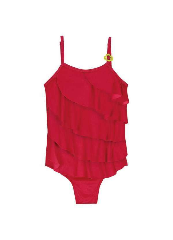 Lilica Ripilica - Maio Babados Infantil Feminino Lilica Vermelho