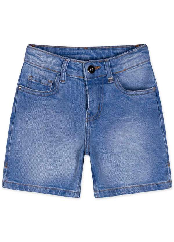Lilica Ripilica - Bermuda Jeans Infantil Feminina Lilica Azul