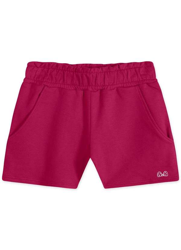Lilica - Short Bebe Essencial Aroma Calmante Lilica Vermelho