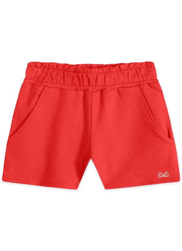 Lilica - Short Bebe Essencial Aroma Calmante Lilica Vermelho