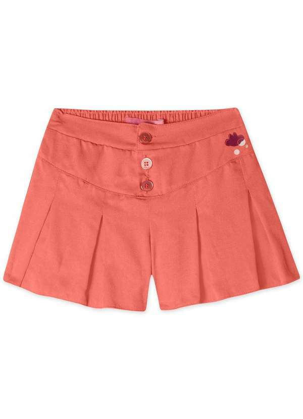 Lilica Ripilica - Short Bebe Feminino Lilica Ripilica Laranja