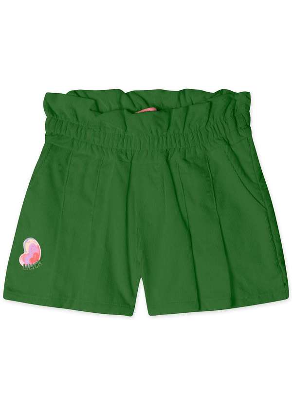 Lilica Ripilica - Short Infantil Feminino Lilica Ripilica Verde