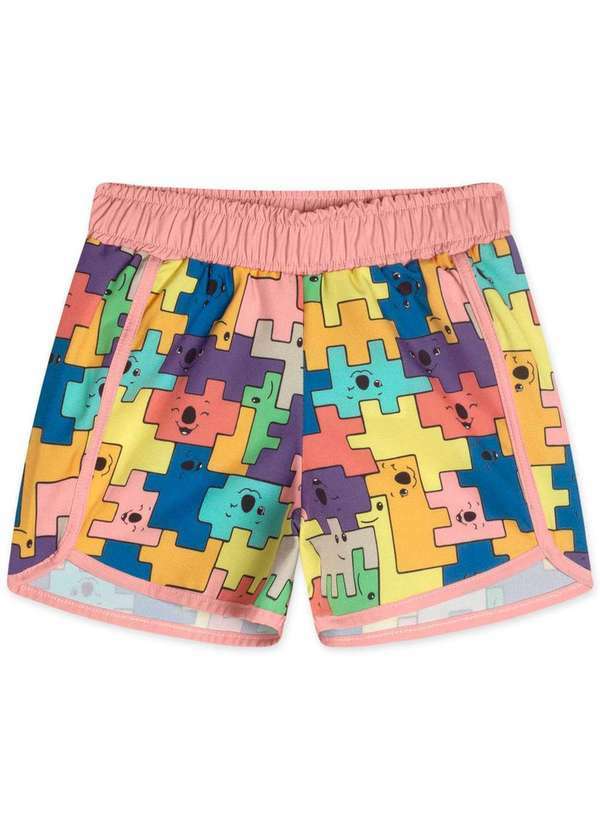 Lilica Ripilica - Short Infantil Feminino Lilica Laranja