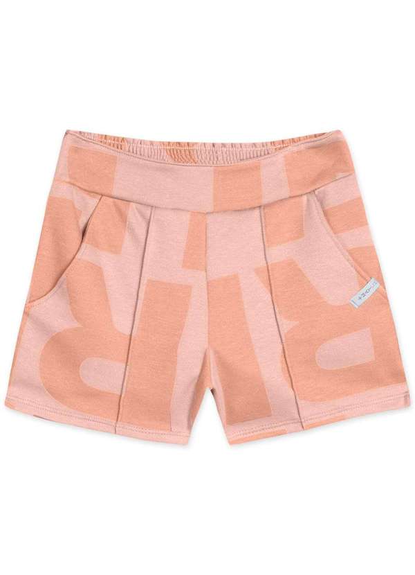 Match - Short Infantil Menina Match Rosa