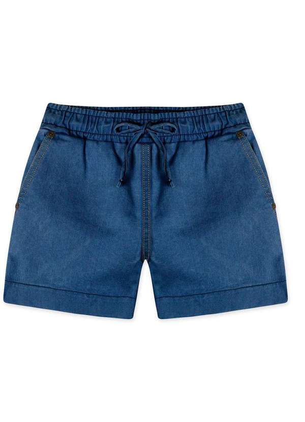 Marisol - Short Jeans Infantil Feminino Marisol Azul