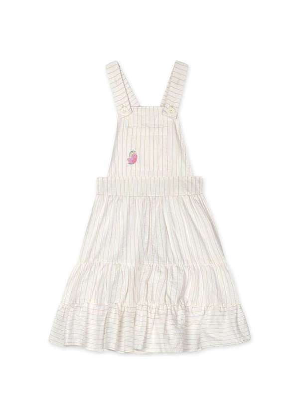 Lilica Ripilica - Salopete Curta Infantil Feminina Lilica Ripilica Bege