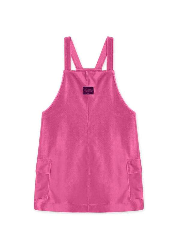 Marisol - Salopete Curta Infantil Feminina Marisol Rosa