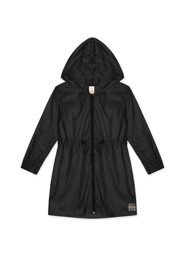 Marisol - Vestido Corta-Vendo Manga Longa Infantil Feminino Marisol Preto