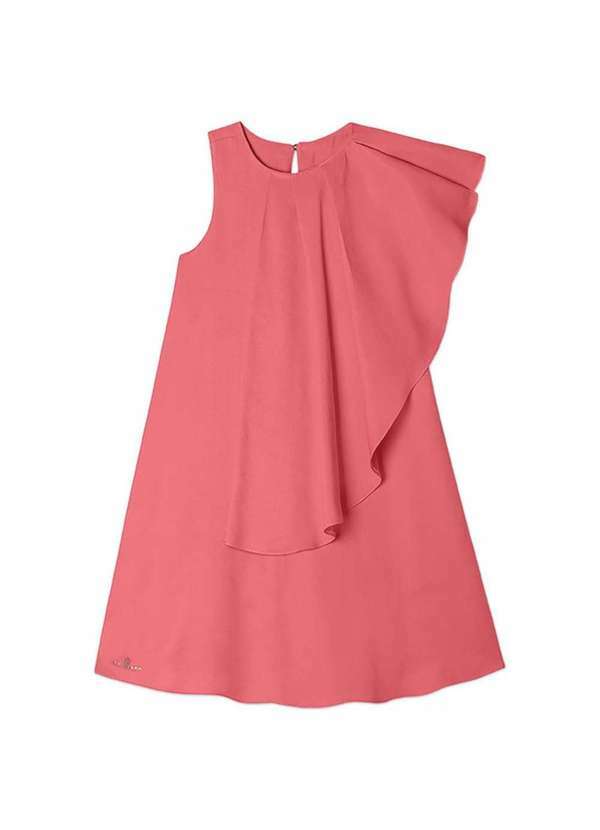 Lilica Ripilica - Vestido Curto Alfaiataria Infantil Feminino Lilica Ripilica Rosa