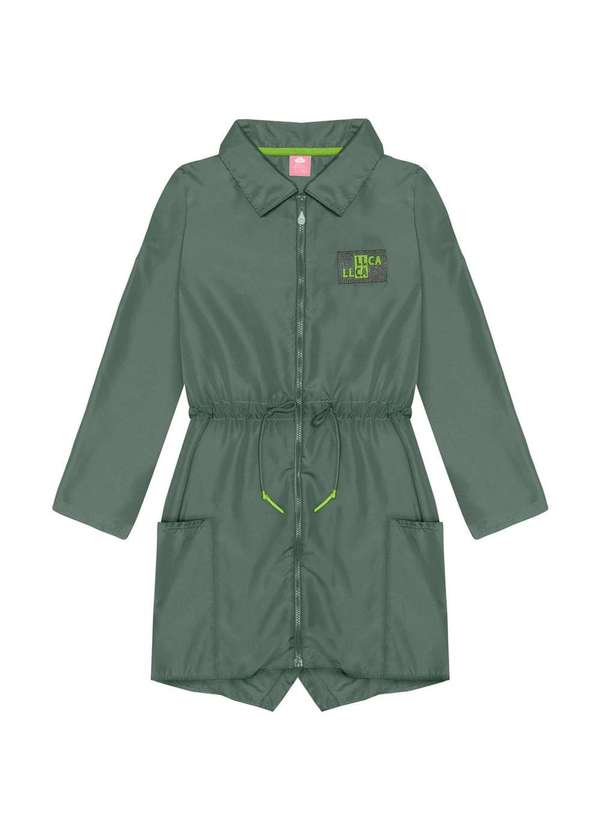 Lilica - Vestido Infantil Manga Longa Lilica Verde