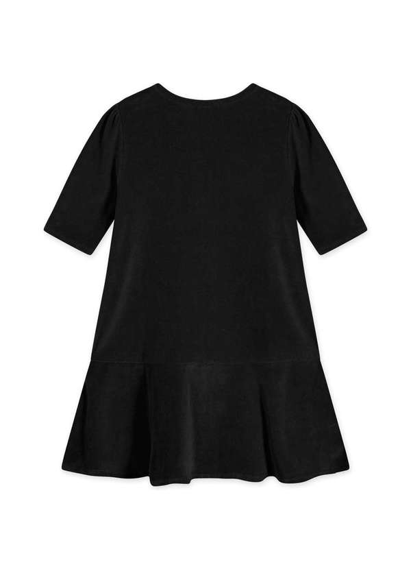 Lilica - Vestido Infantil Manga Longa Lilica Preto 2