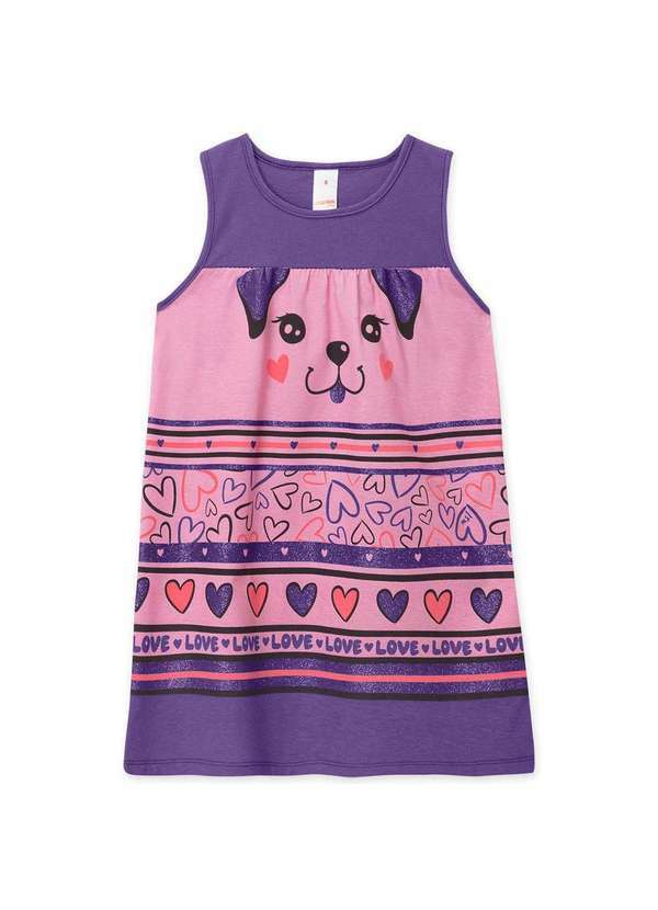 Marisol Play - Vestido Infantil Menina Marisol Play Roxo