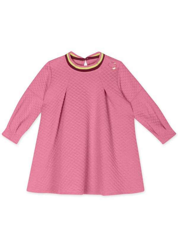 Lilica Ripilica - Vestido Manga Longa Bebe Feminino Lilica Ripilica Rosa