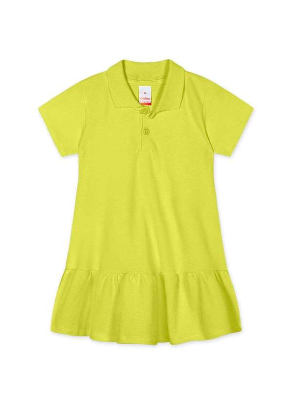 Marisol - Vestido Polo Manga Curta com Aroma Infantil Feminino Marisol Verde 2