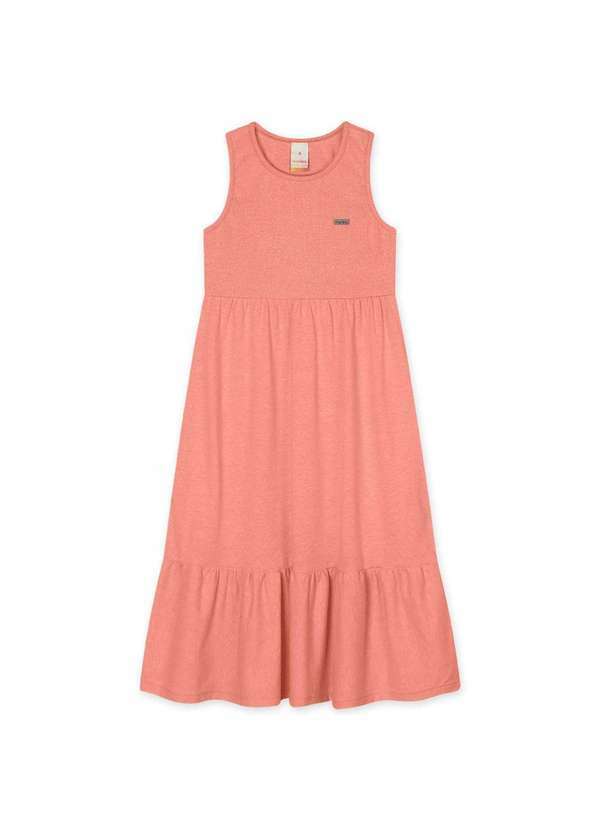 Marisol - Vestido Regata com Aroma Infantil Feminino Marisol Laranja