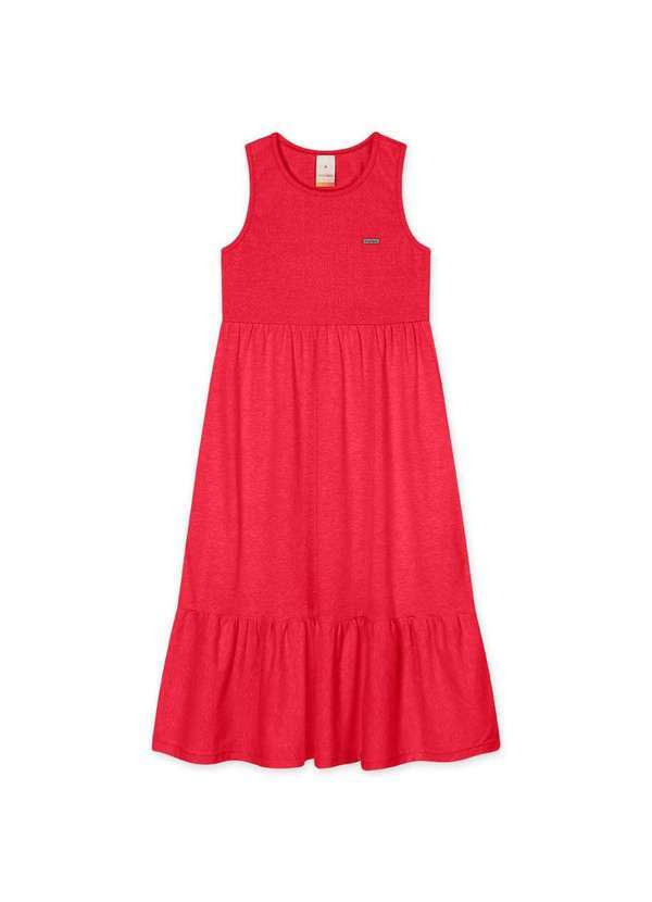 Marisol - Vestido Regata com Aroma Infantil Feminino Marisol Vermelho