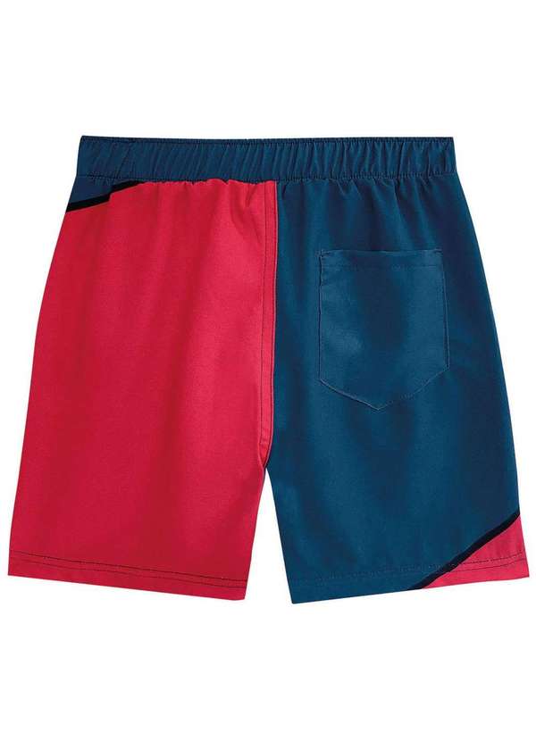 Tigor T Tigre - Bermuda Bicolor Infantil Masculina Tigor Azul 2