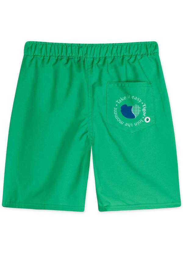 Tigor T Tigre - Bermuda Infantil Masculina Tigor Verde 2